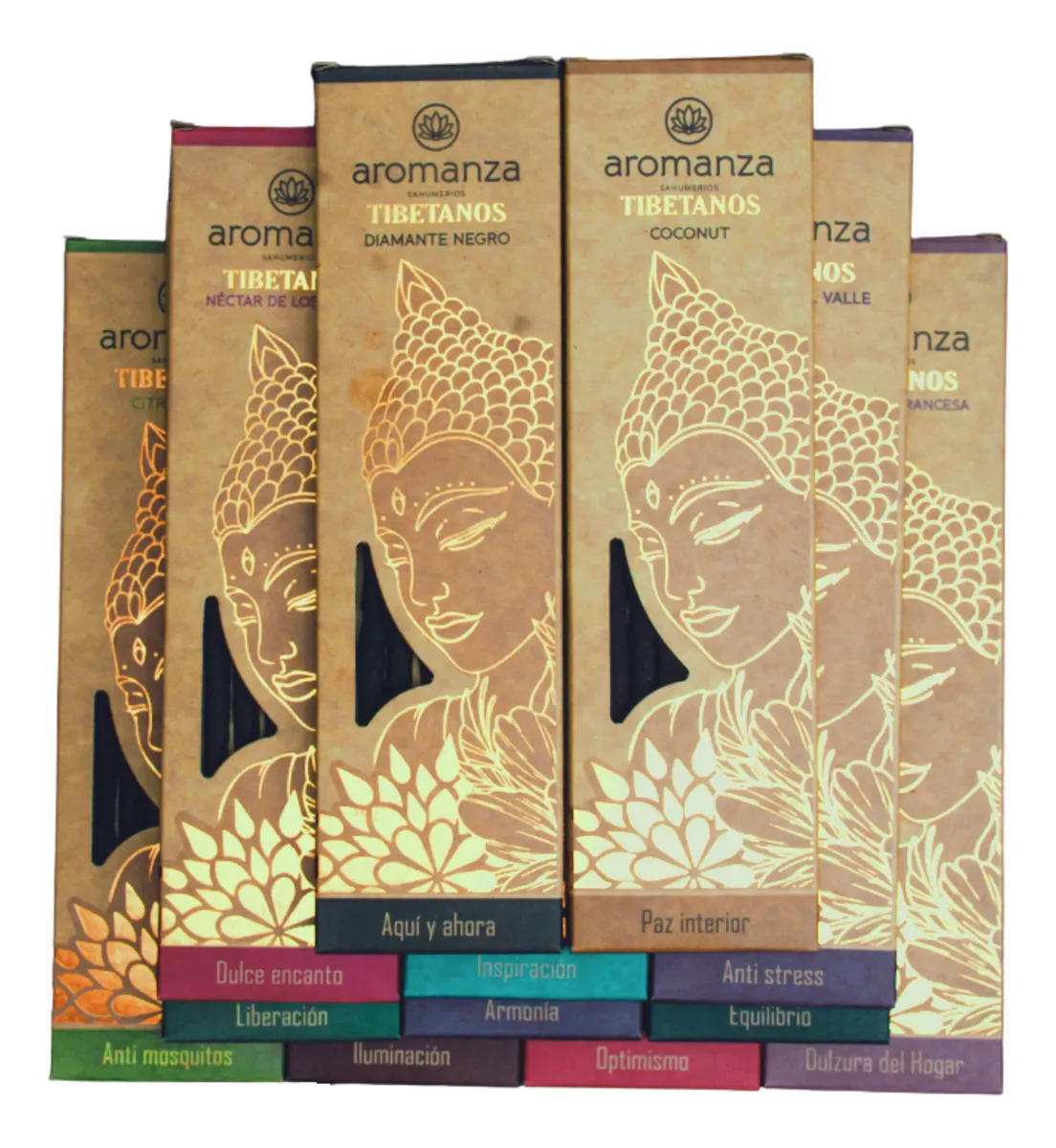 Sahumerios Tibetanos de Aromanza x8