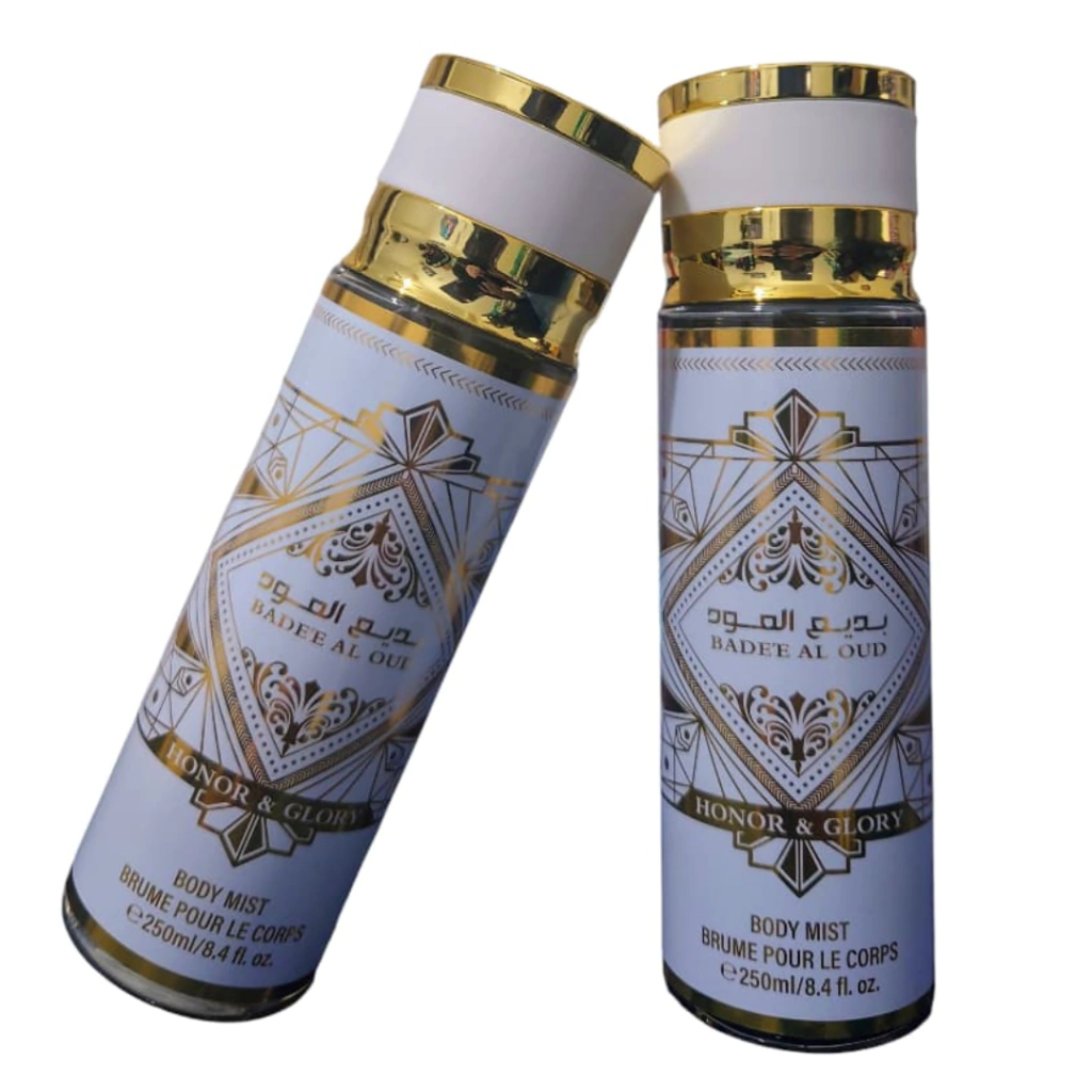 Lattafa Bade'e Al Oud HONOR & GLORY Body Splash 250ml - Unisex