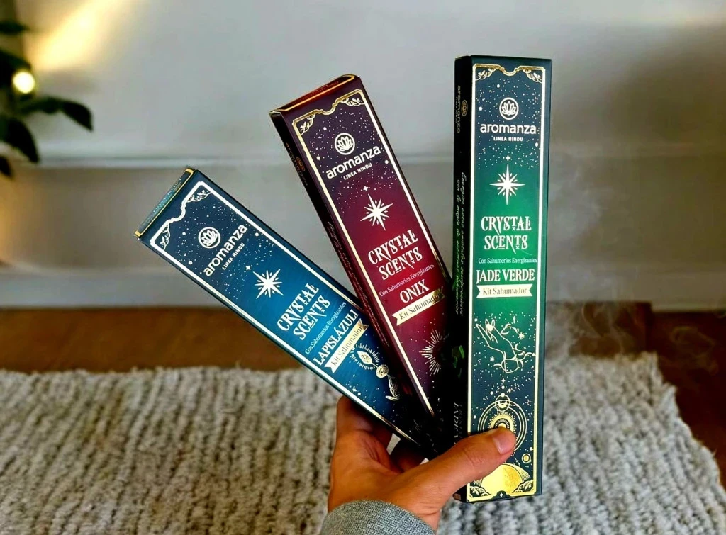 Sahumerio Aromanza Crystal Scents (8 Varillas)