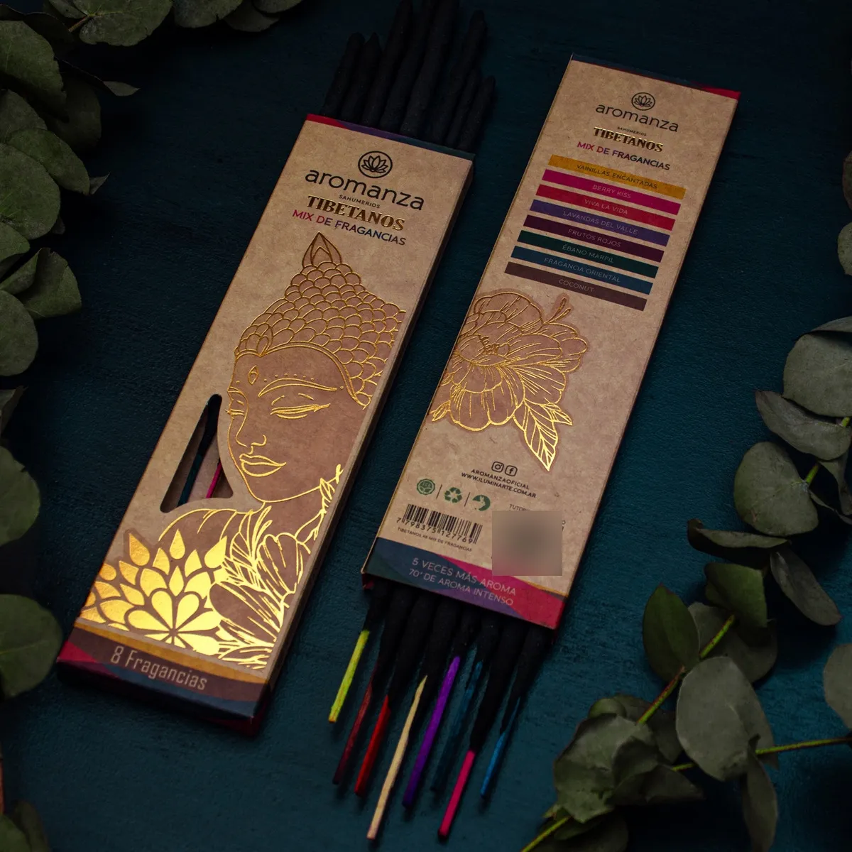 Sahumerios Tibetanos de Aromanza x8