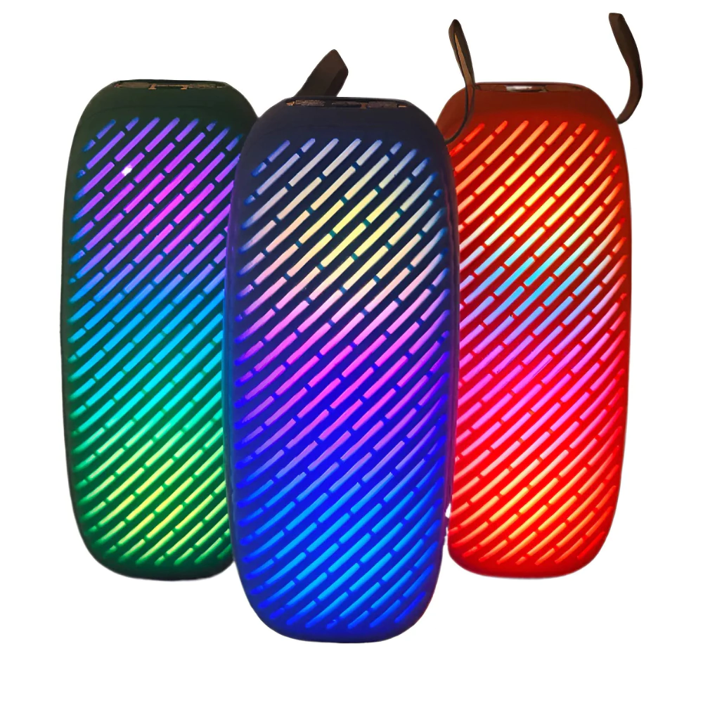 Parlante Wireless KTX-1998 Bluetooth con Luces LED RGB | Portátil 5W