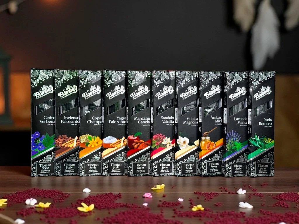 Sahumerio Tibetan Style Bombay x 8 Varillas (Iluminarte)