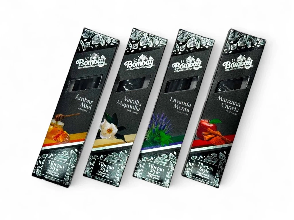 Sahumerio Tibetan Style Bombay x 8 Varillas (Iluminarte)