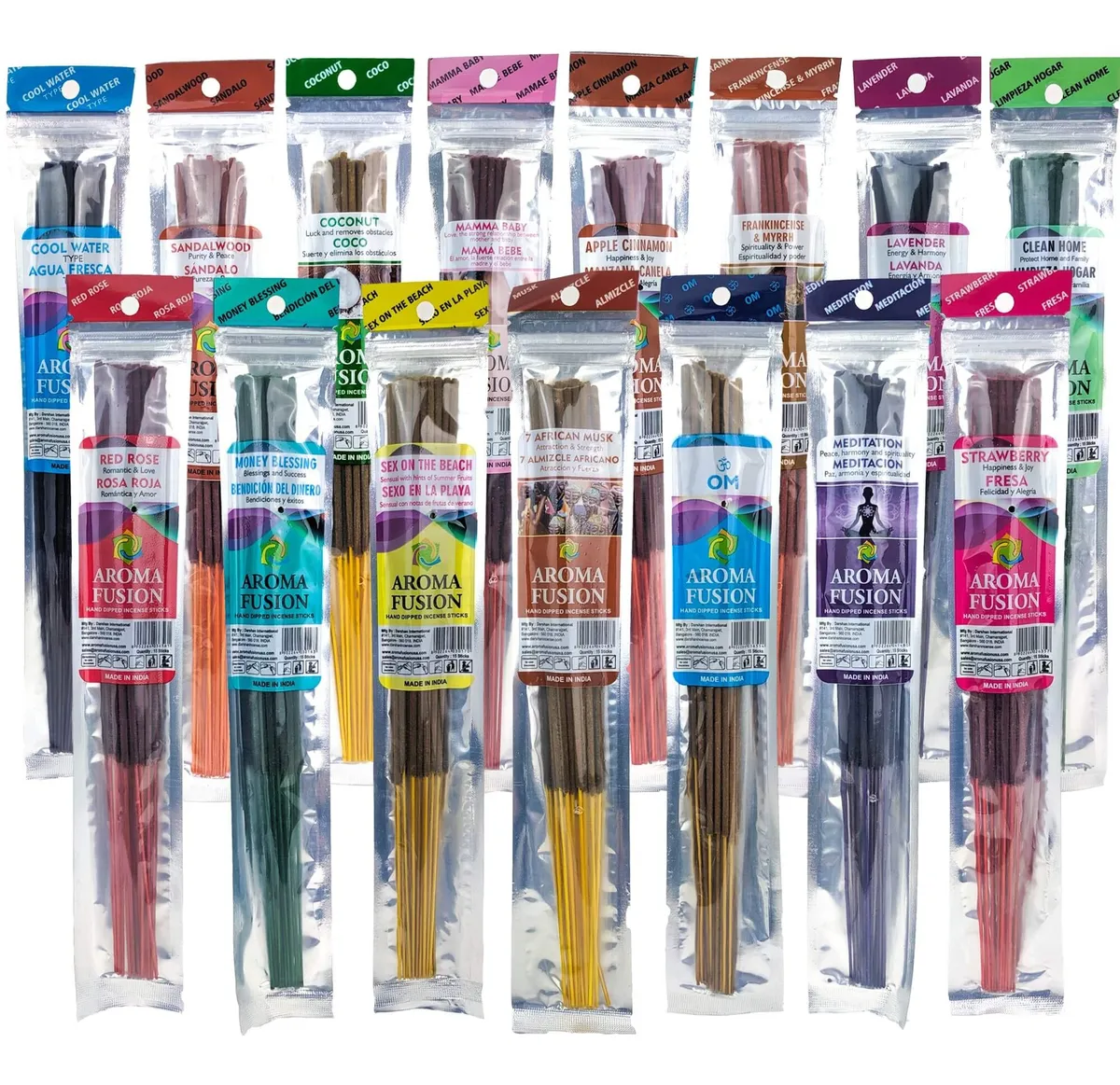 Sahumerios Darshan Aroma Fusión - Varias Fragancias Cajax75