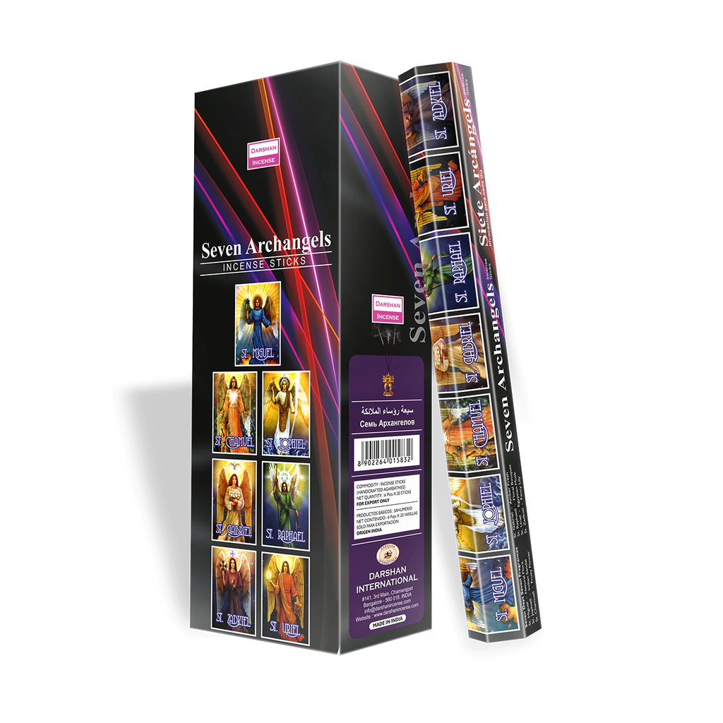 Sahumerios hexagonales de Darshan - 7 Arcangeles