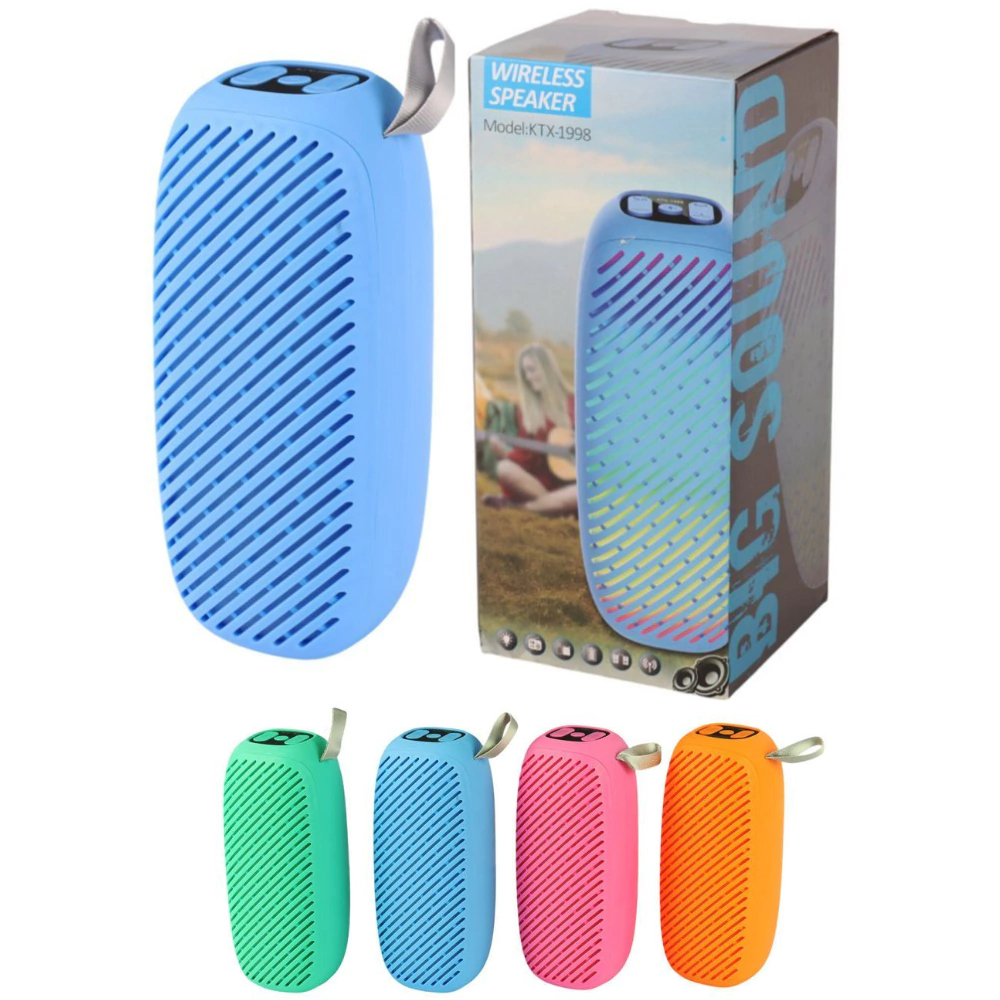 Parlante Wireless KTX-1998 Bluetooth con Luces LED RGB | Portátil 5W