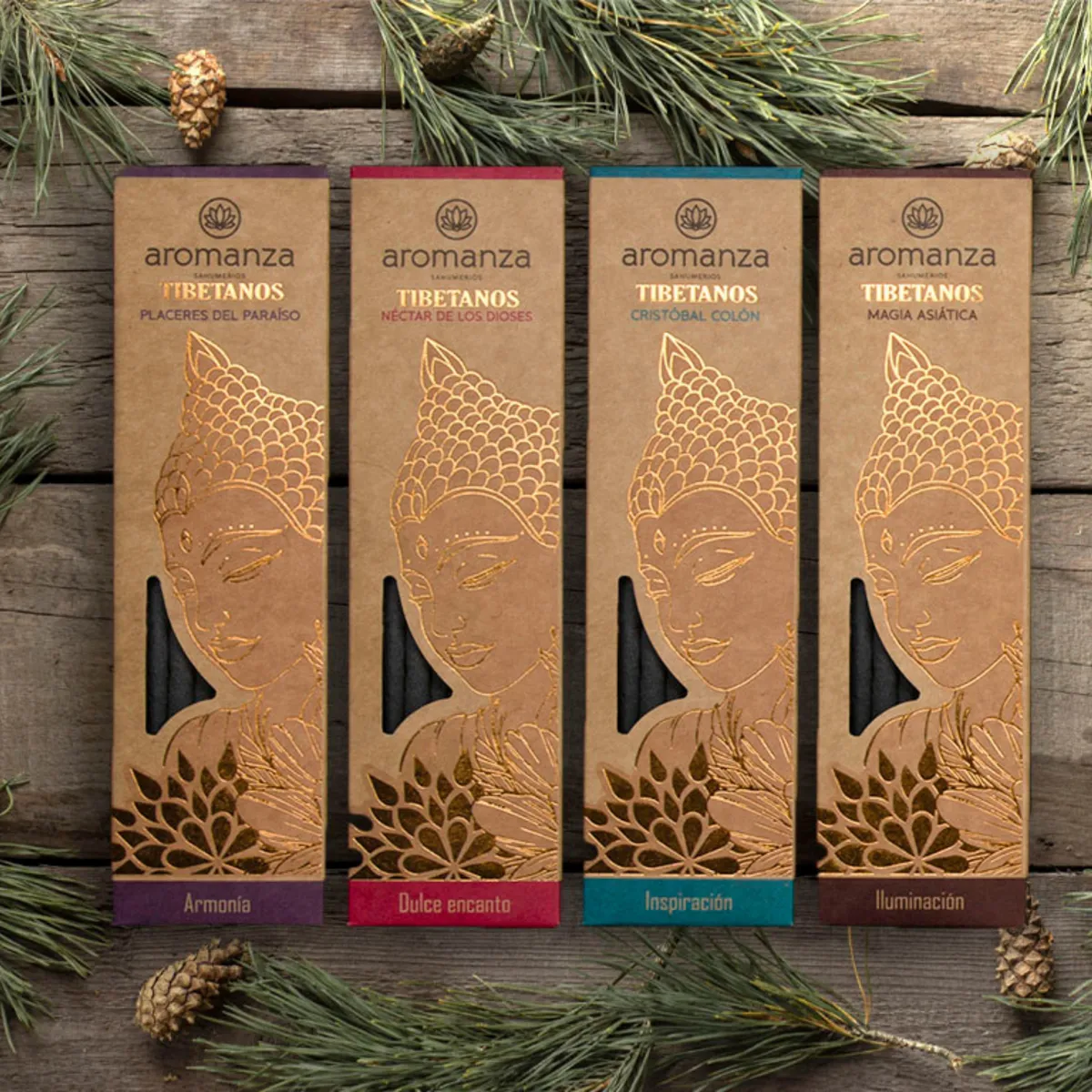 Sahumerios Tibetanos de Aromanza x8