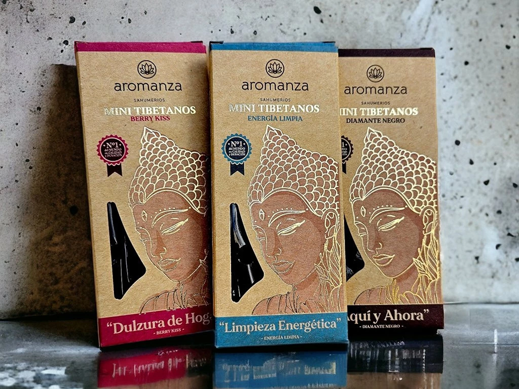 Sahumerios Mini Tibetanos – Aromanza x8