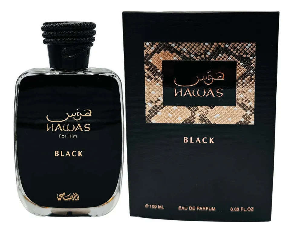 Rasasi Hawas Black Eau De Parfum 100 ml Para Hombre