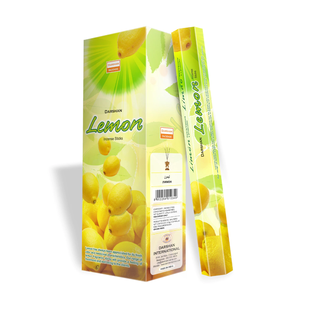 Sahumerios Hexagonales de Darshan - Limón