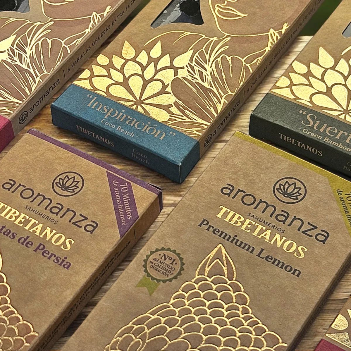 Sahumerios Tibetanos de Aromanza x8